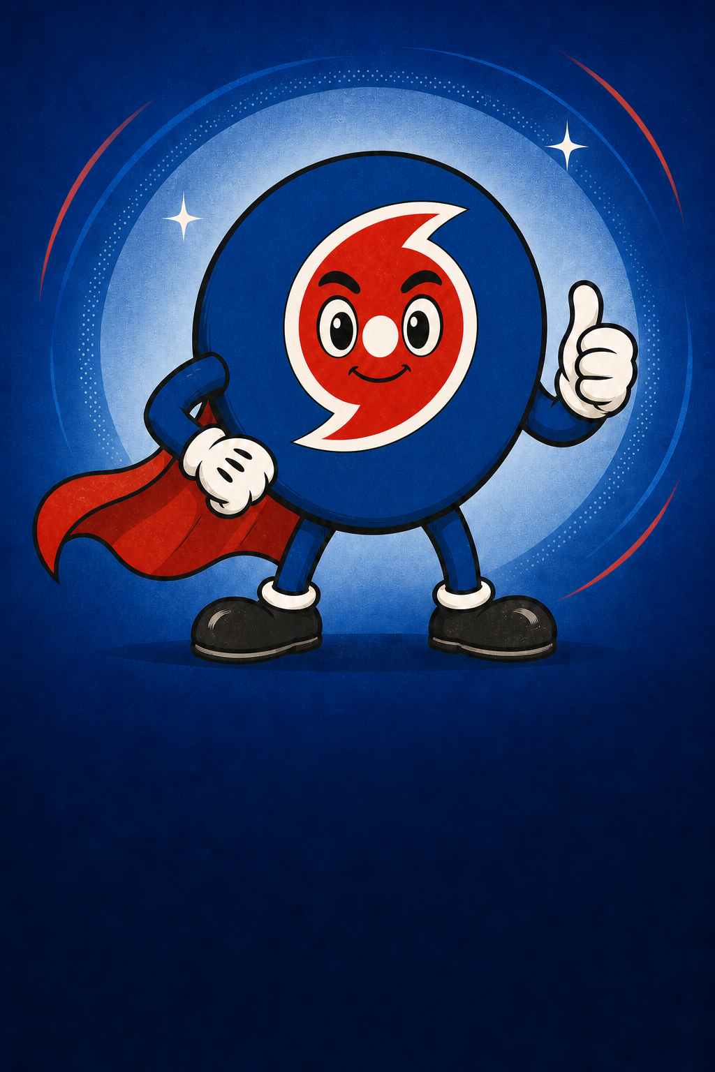Your Claim Hero mascot ready to help with a free claim review