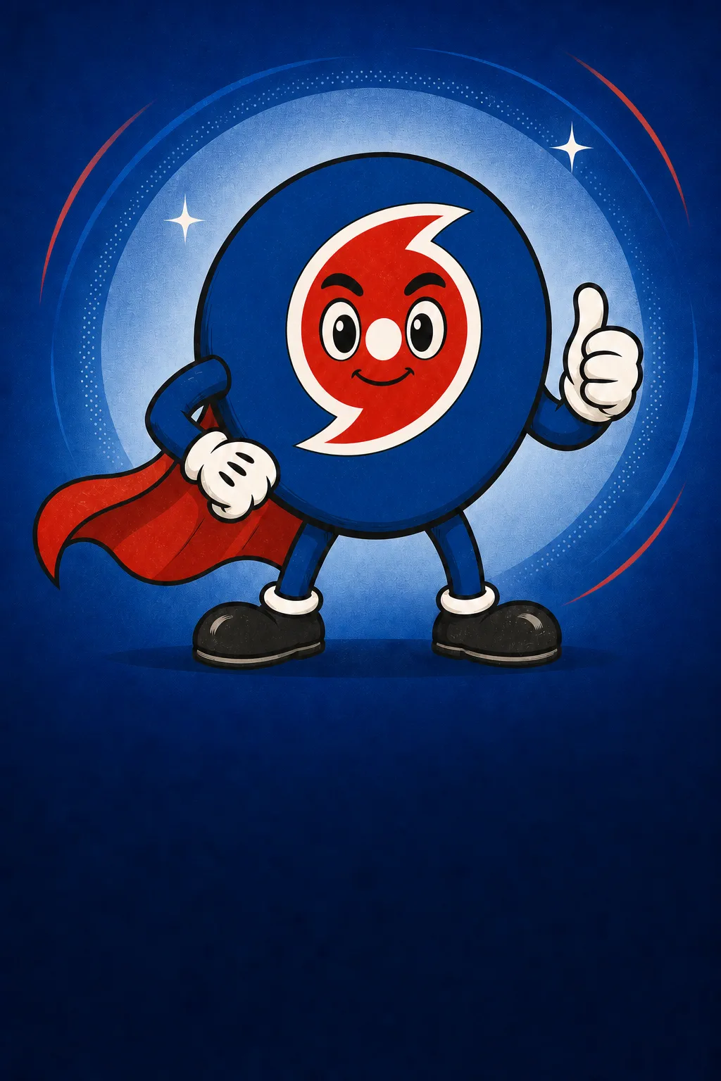 Your Claim Hero mascot ready to help with a free claim review